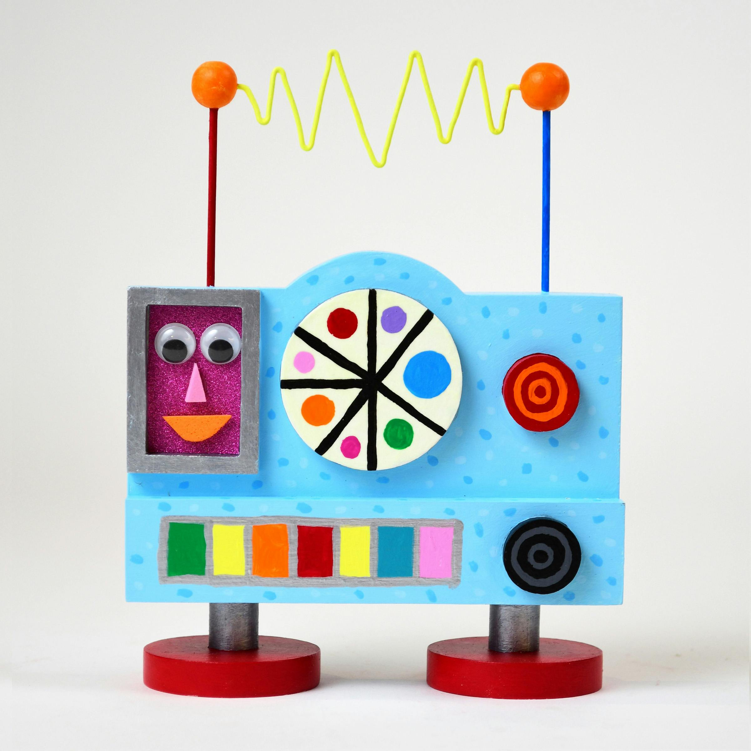 Wooden Robot Model 2
