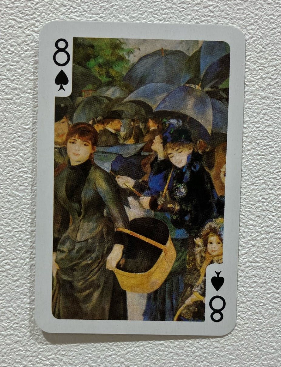 トランプカード（9.0 × 6.0 cm）