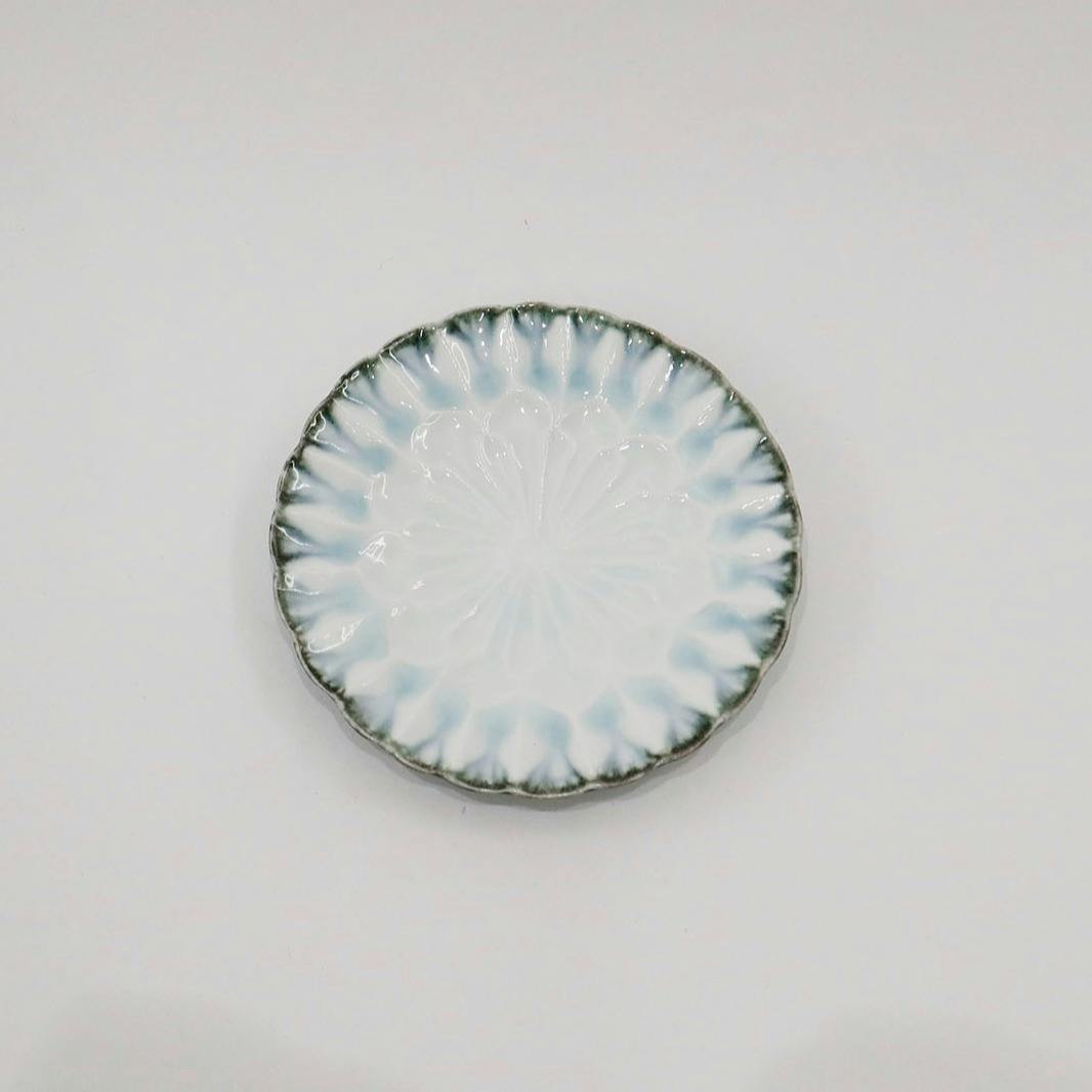 輪花皿　小