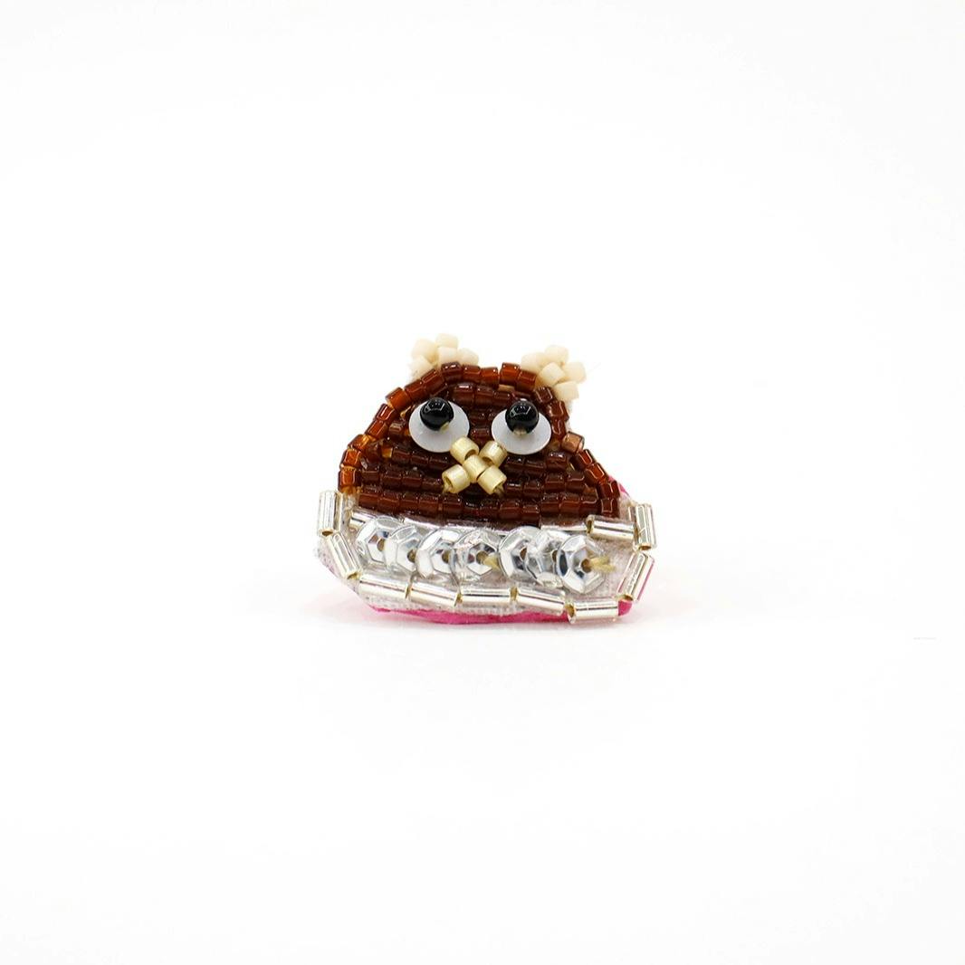 たぬきケーキ ピアス