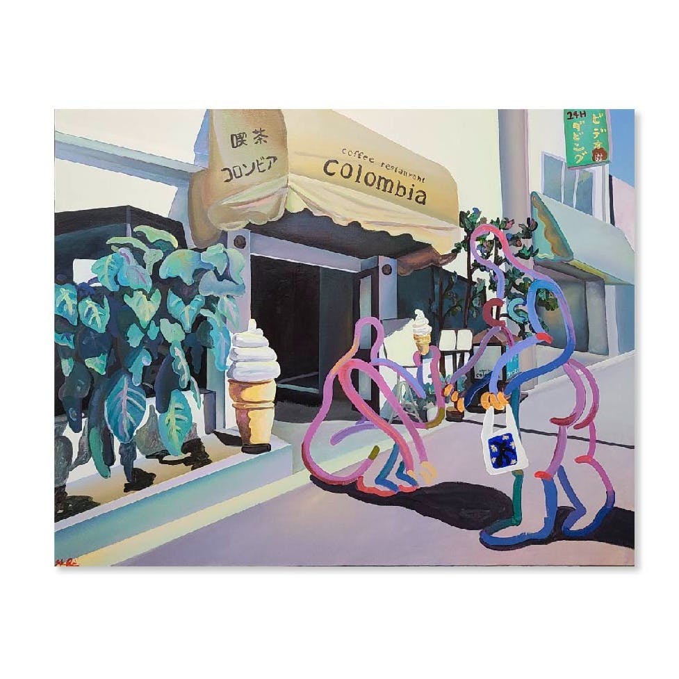 喫茶コロンビアにて