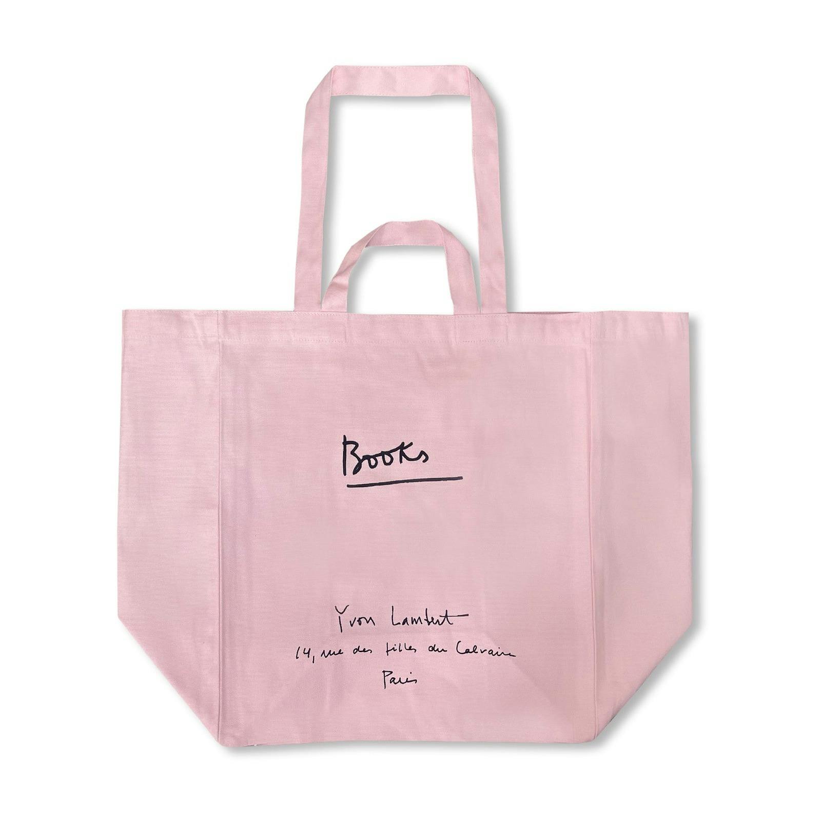 YVON LAMBERT TOTE BAG (LARGE / PINK)