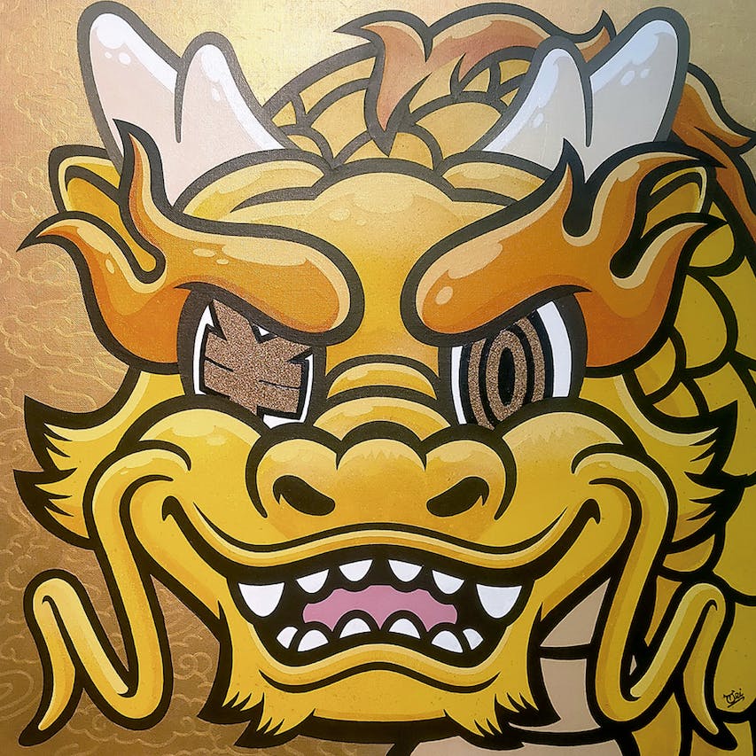 When You Wish upon a Yellow Dragon. "Money fortune please"