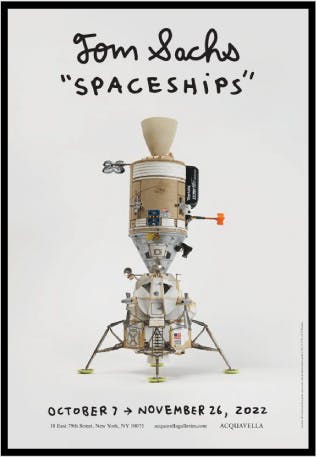 Tom Sachs: Spaceships ポスター