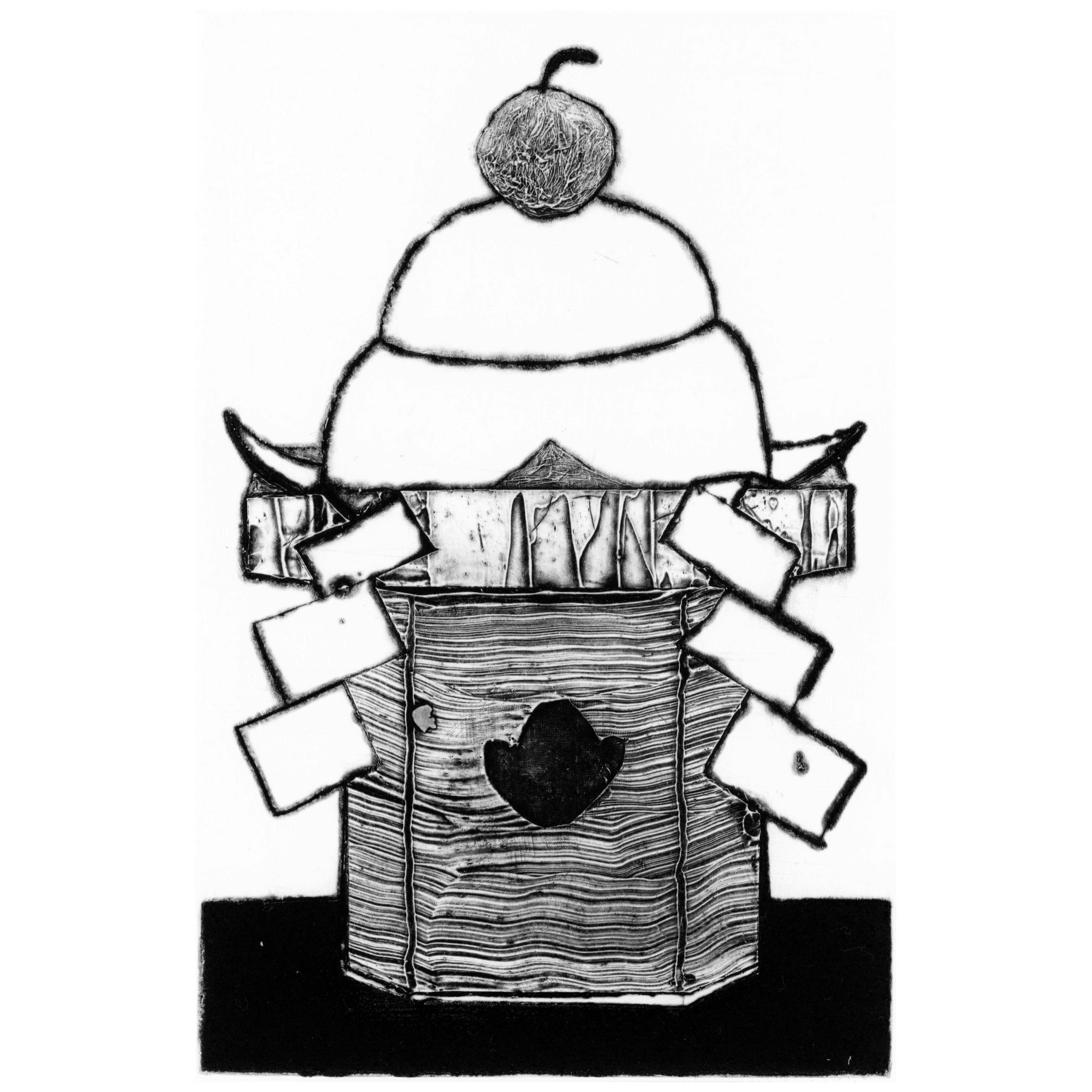 挿絵原画 - 西川美和「ハコウマに乗って」 第12回「そういうもの？」-『文藝春秋』2022年2月号