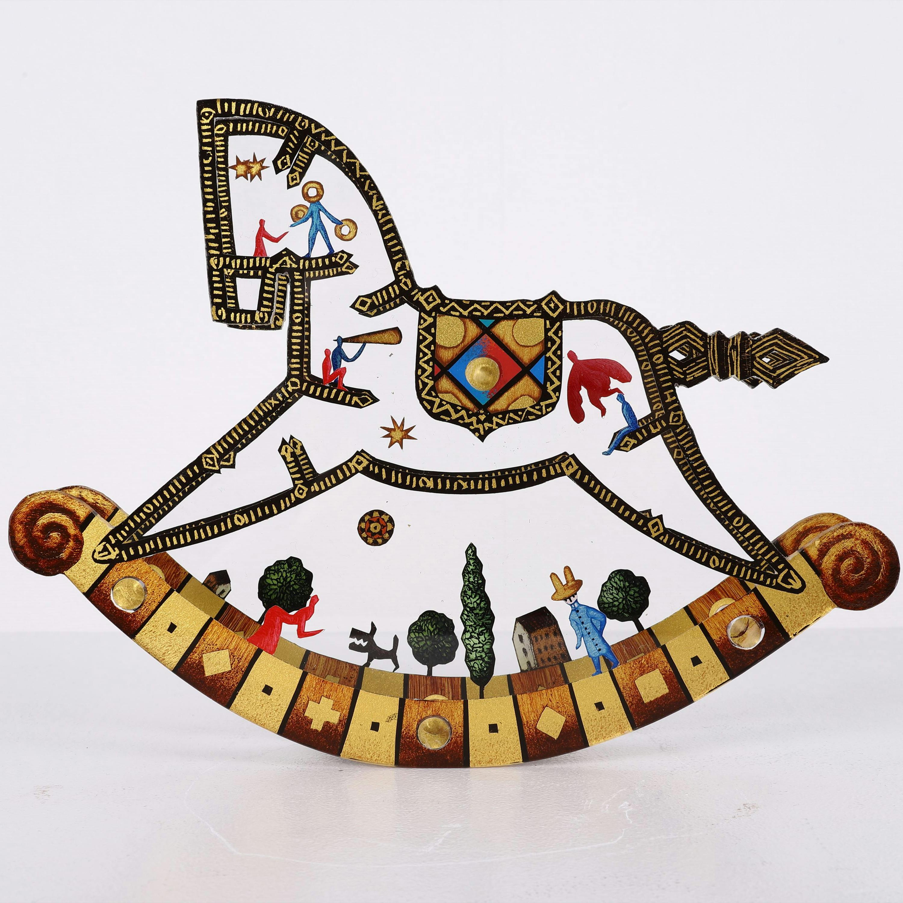 No.3586　アンダルシアンの馬