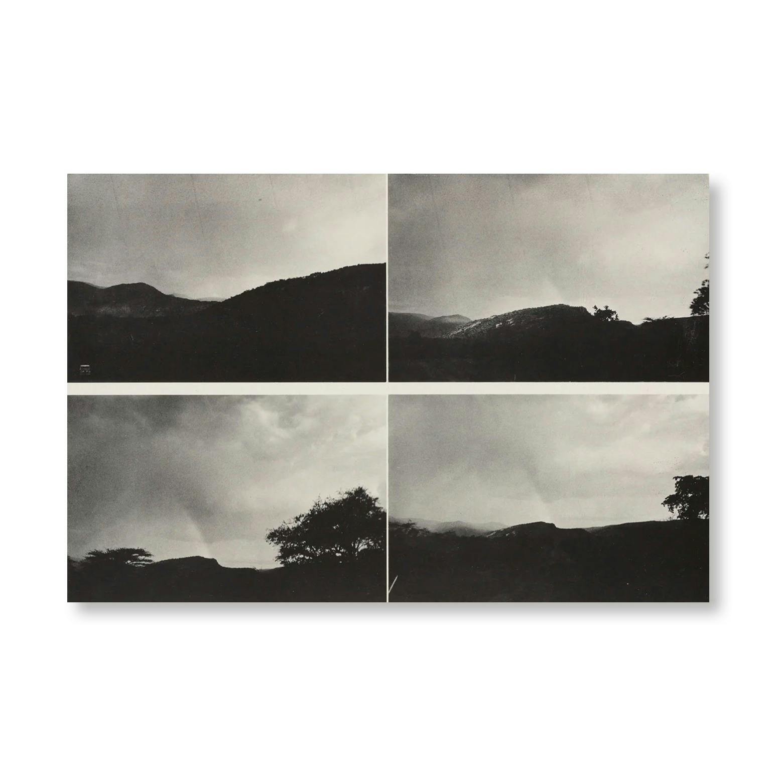 RAIN DANCE. AUGUST 24, 1969. THE RIFT VALLEY, EAST AFRICA. (A 3/4 MILE TRAVELLING PIECE DOCUMENTED BY 4 PHOTOGRAPHS), 1970