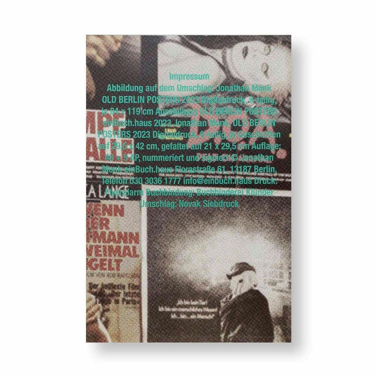 OLD BERLIN POSTERS - POSTER: 06 [SIGNED]