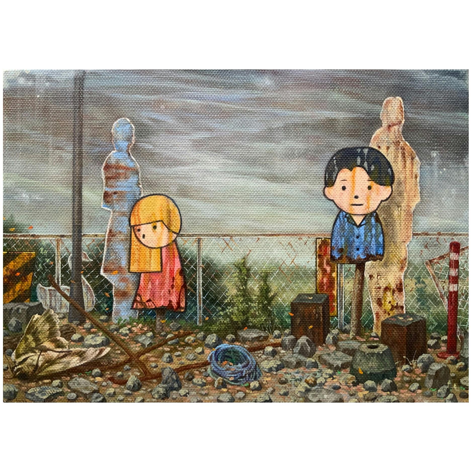 私と私は顔を洗う