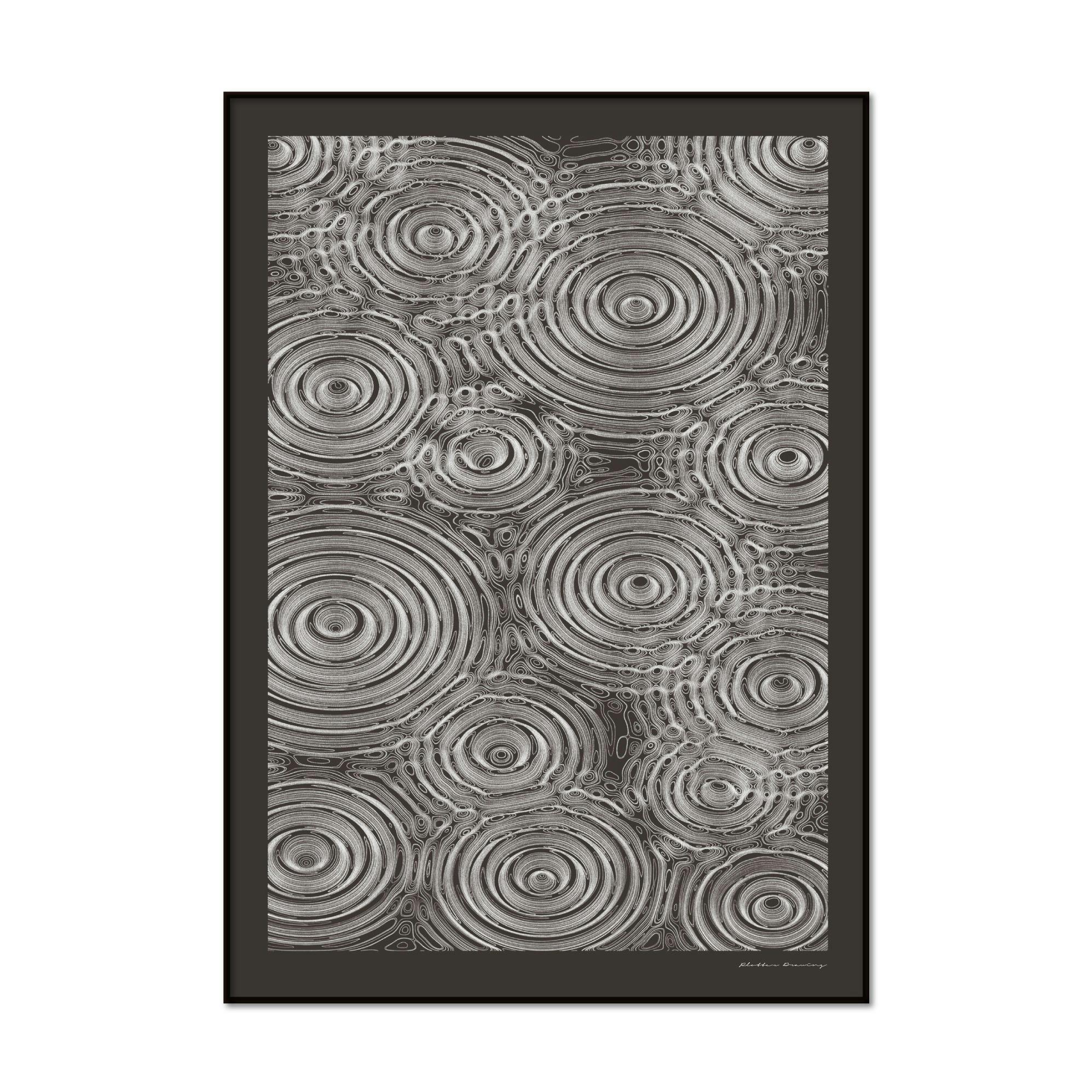 NATURE/CODE/DRAWING series　“Ripple algorithm”