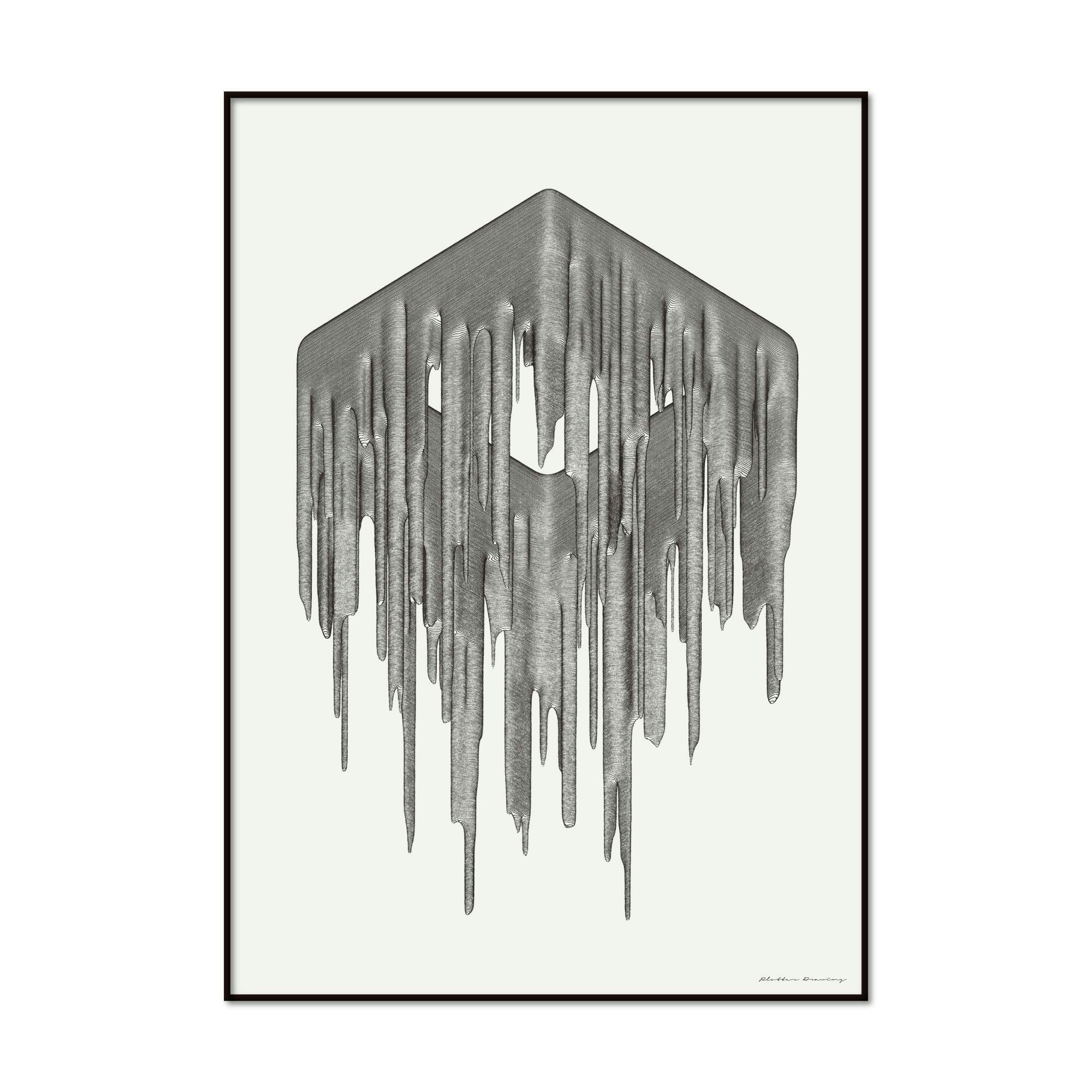 NATURE/CODE/DRAWING series　“Icicle algorithm”