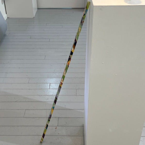 RTTRAS - 手に持って観られることを志向する棒状絵画立体No.3