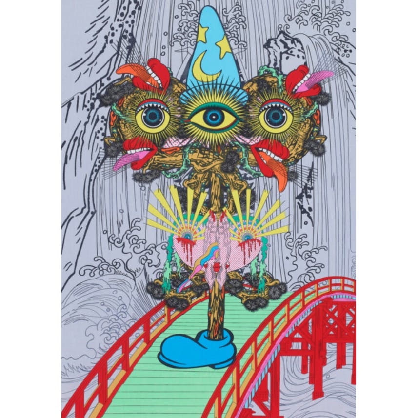 塩田千春　魂がふるえる　サイン版画 塩田千春 魂がふるえる サイン版画 塩田千春 リトグラフ サイン版画