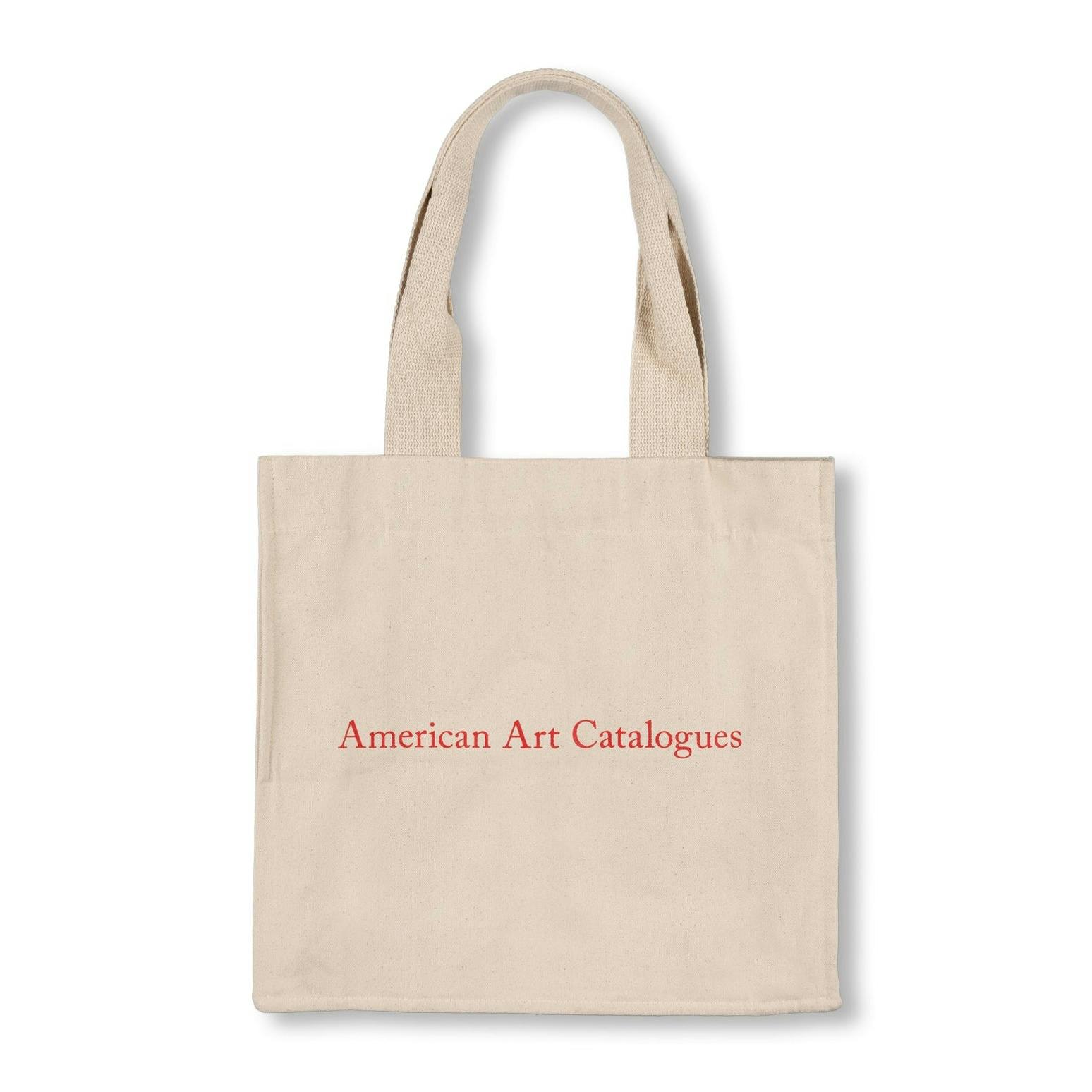 AMERICAN ART CATALOGUES BOOK BAG