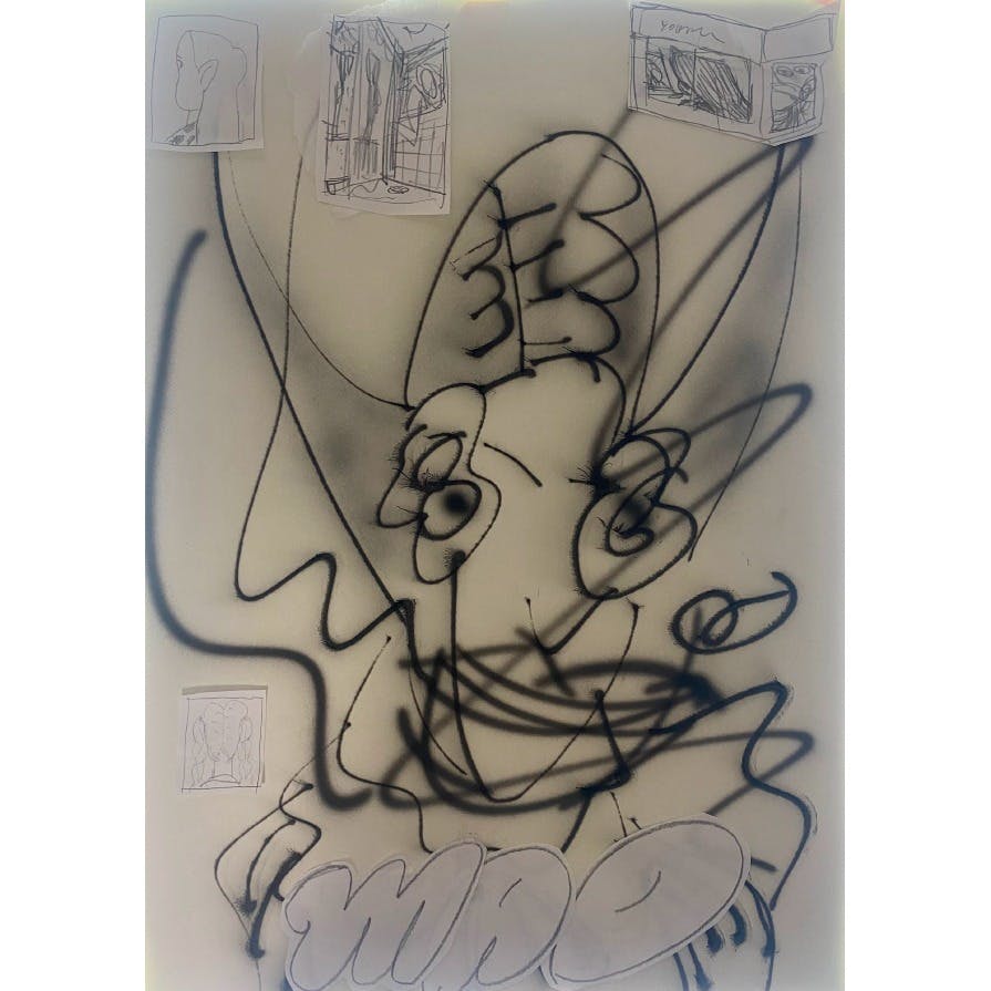 日本画、廣島樹(ひろしまたつる) title name/樹海 size/F4 333✖︎242 #抽象#抽象画#絵画#芸術