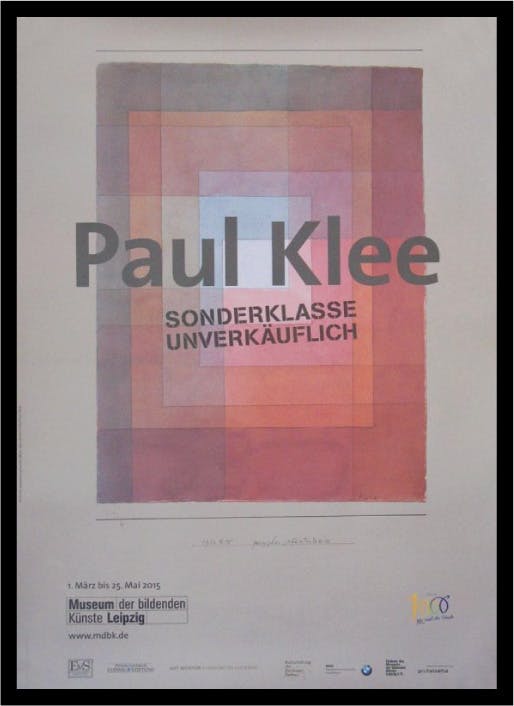 Paul Klee: 展覧会ポスター