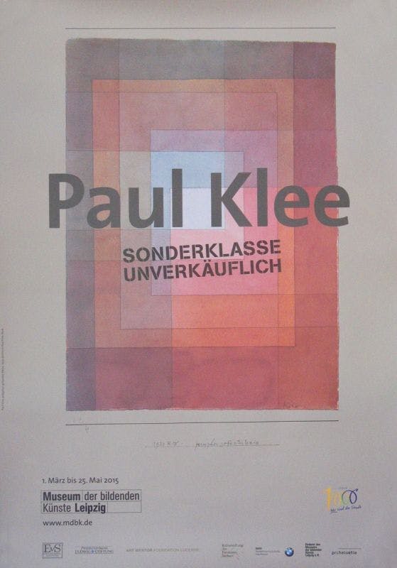 Paul Klee: 展覧会ポスター