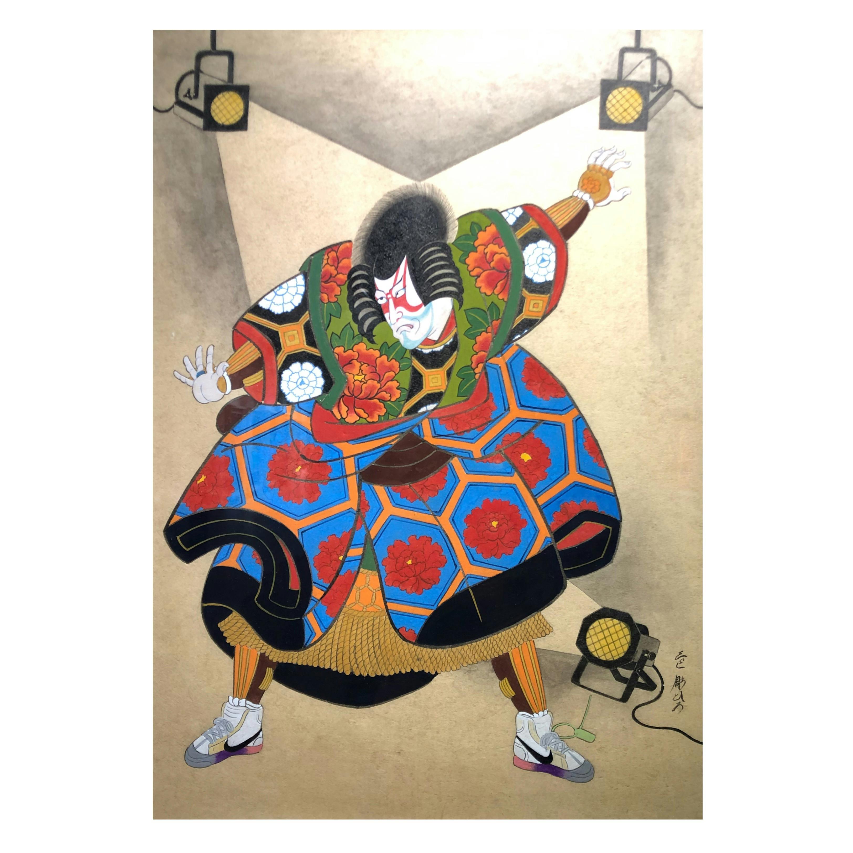 スニーカーを履く歌舞伎役者