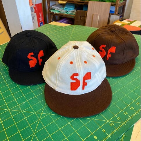 Jeffrey Sincich SF Baseball Cap 8panel Black