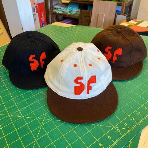 Jeffrey Sincich SF Baseball Cap 8panel Brown