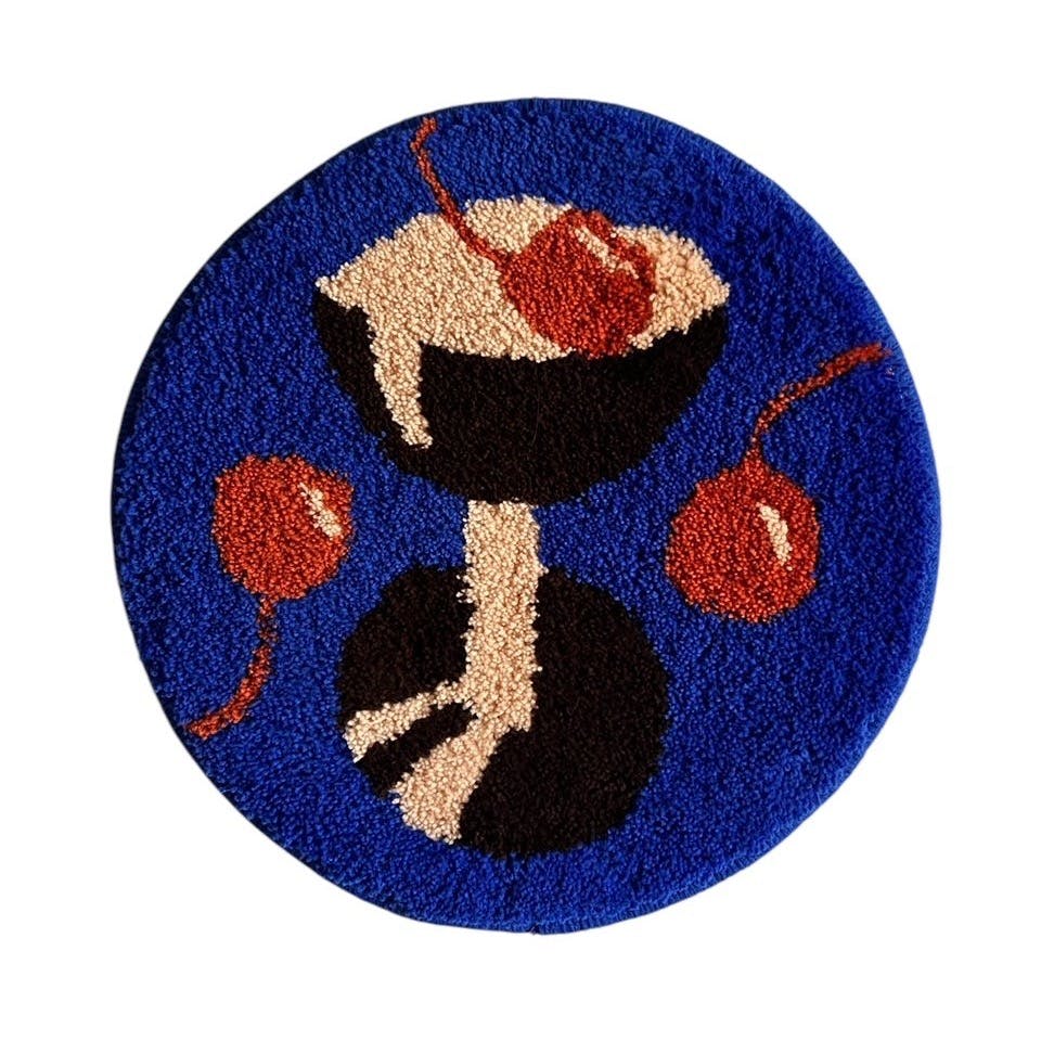 Josh Stover "Cherry" ChairRug(椅子敷き)