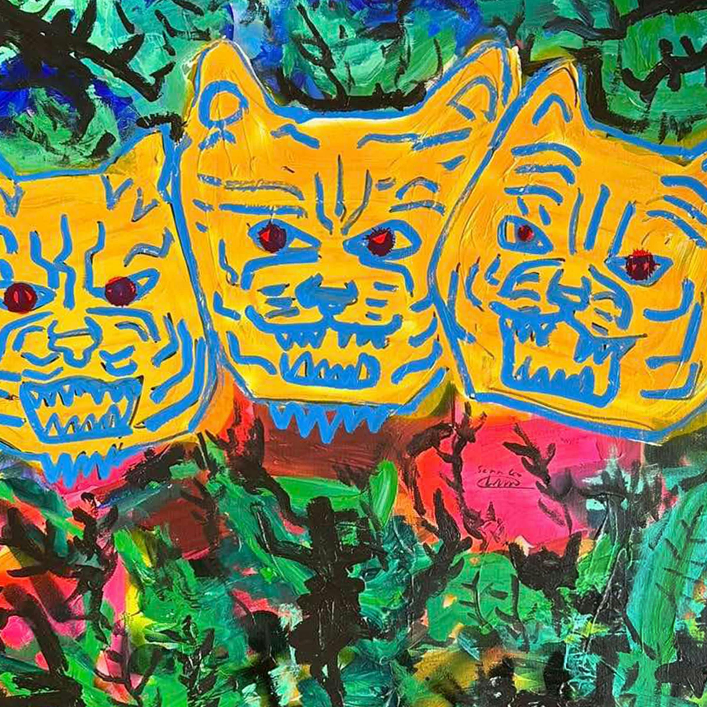 3 Tigers in the Bush