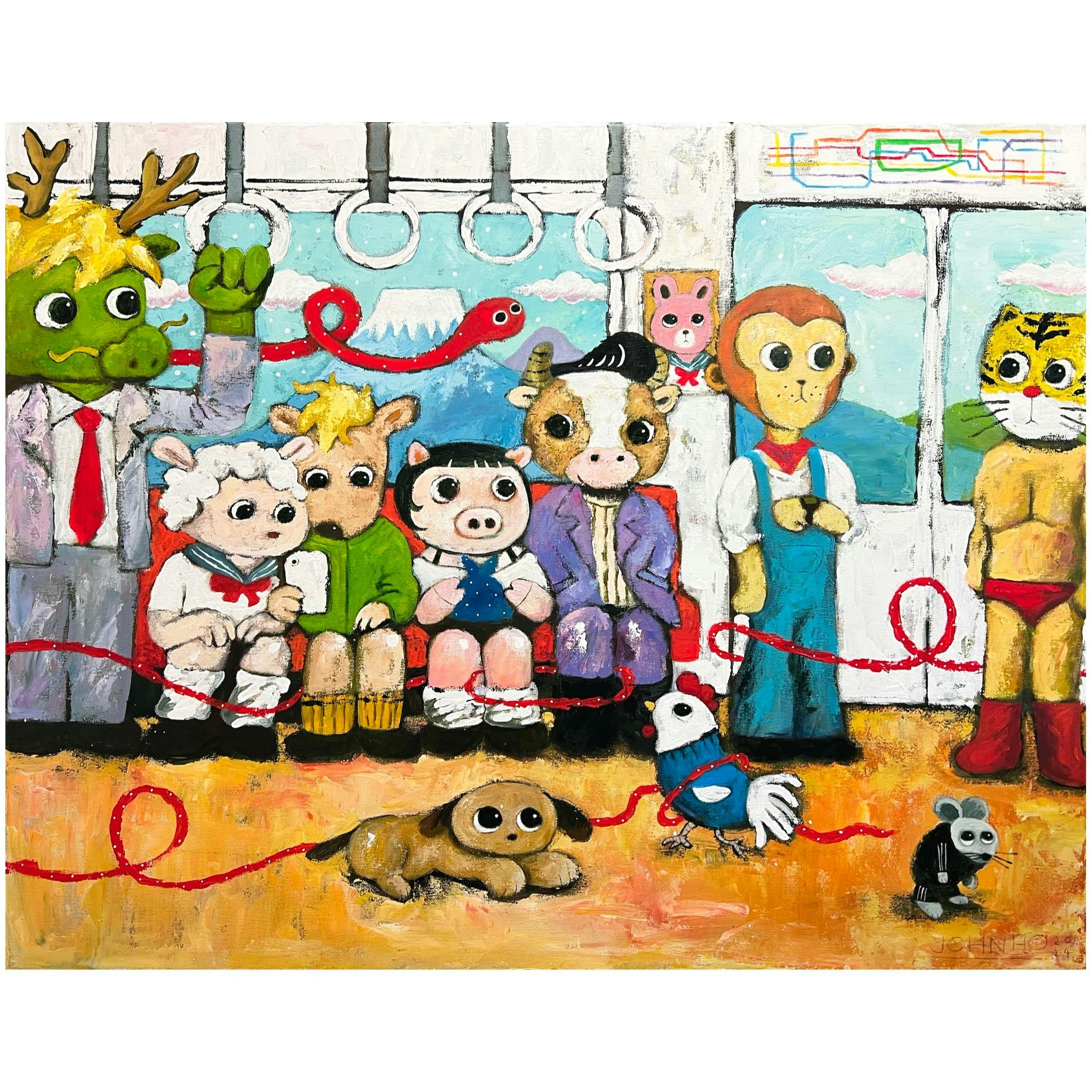 どこにでも赤い線がある