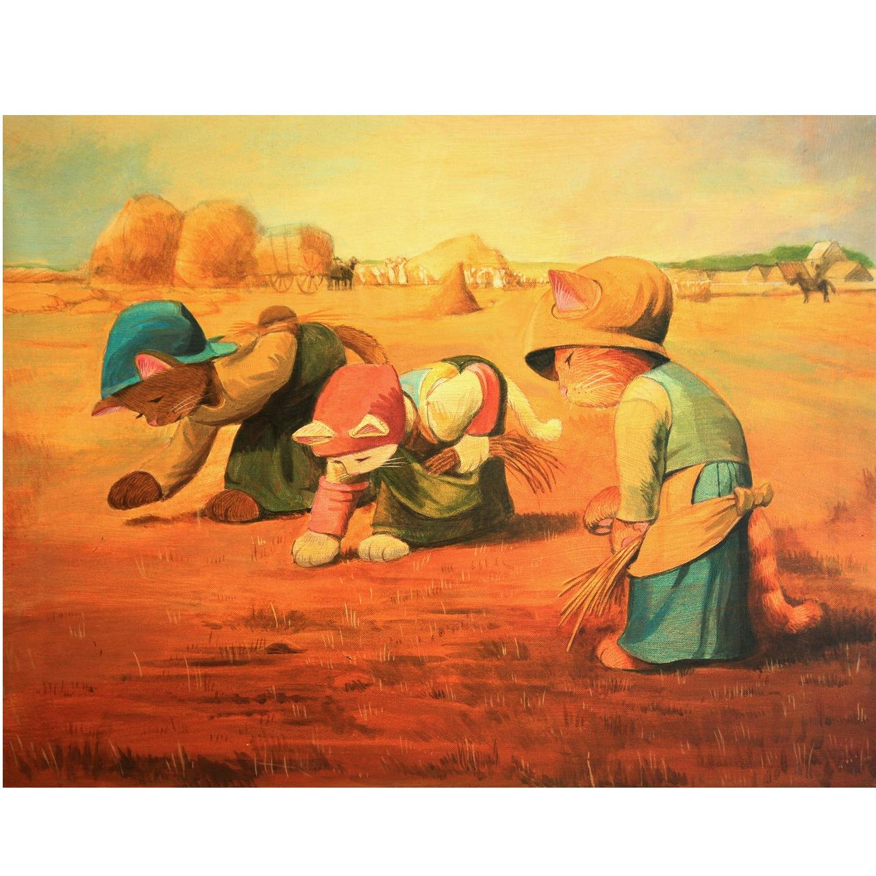 マタタビ拾い / ジャン・フランソワ・ファミー 作