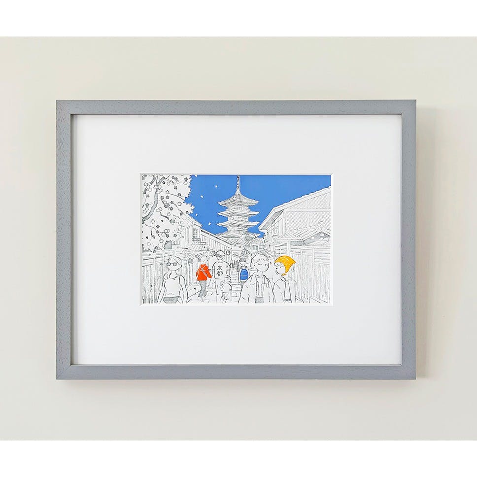 【西尾彰典：作品】Yasaka/Spring day in Kyoto