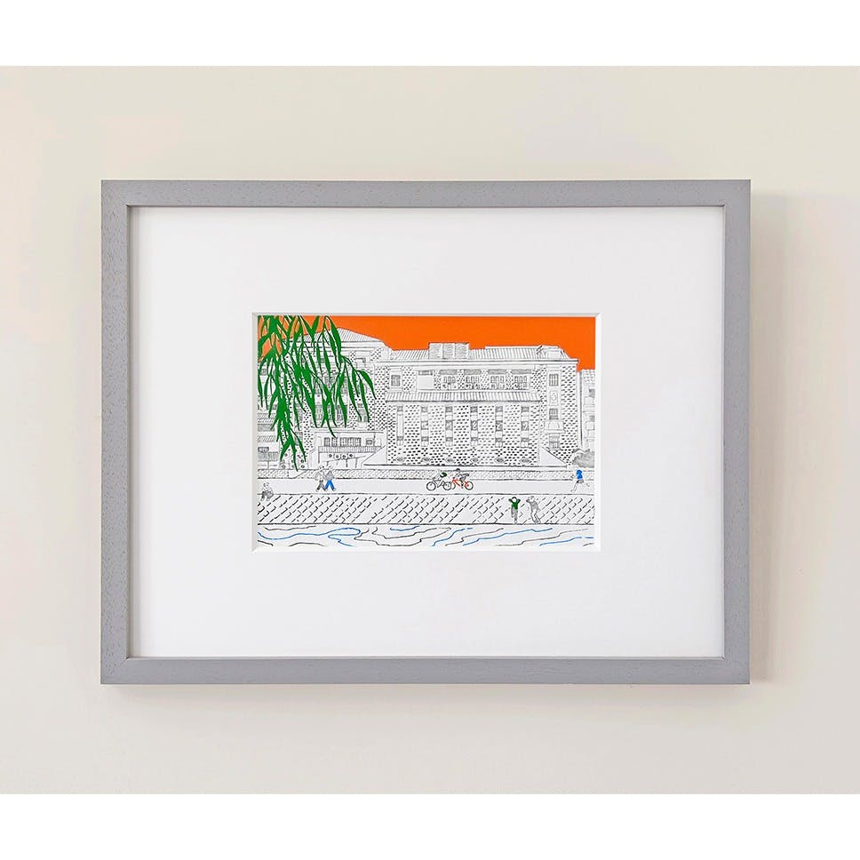 【西尾彰典：作品】Kamogawa/Spring day in Kyoto