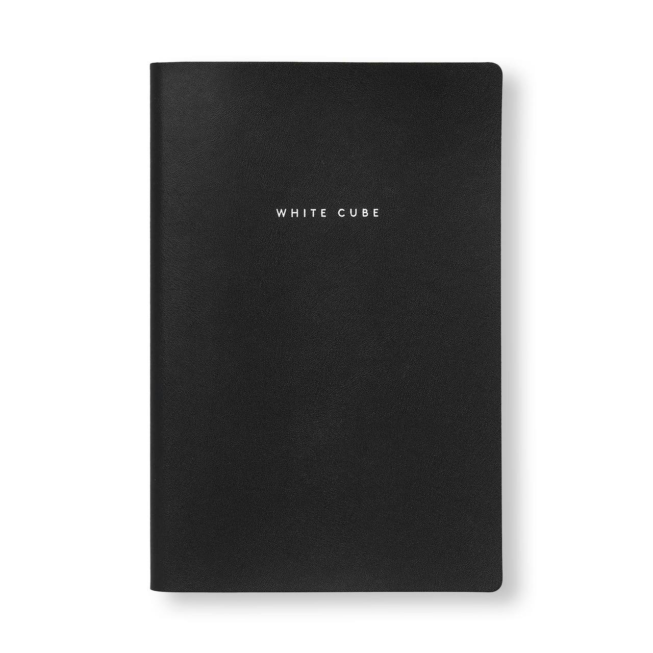 WHITE CUBE NOTEBOOK [BLACK / LINED]