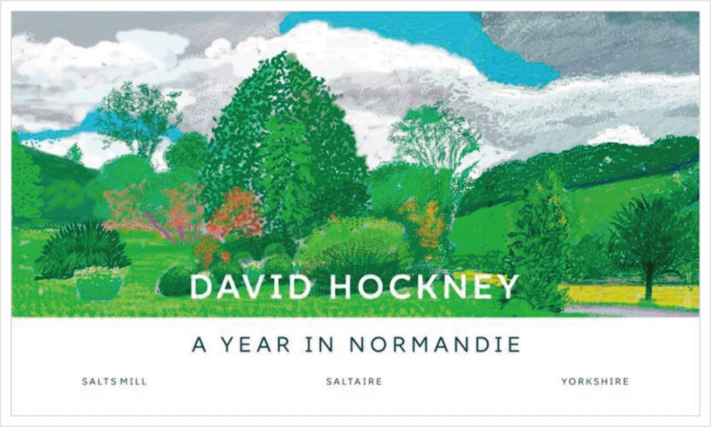 David Hockney: A Year in Normandie（Trees） ポスター