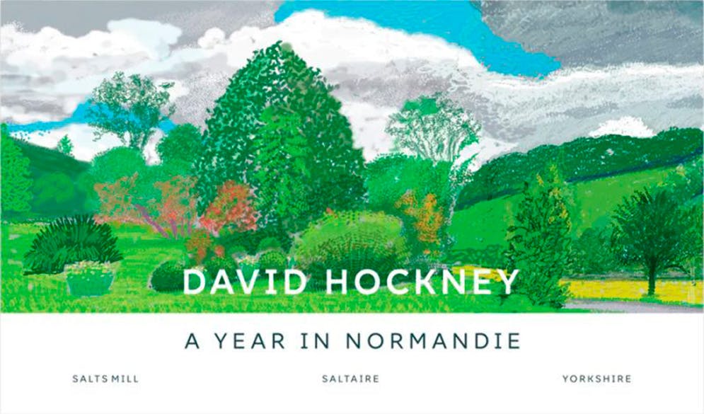 David Hockney: A Year in Normandie（Trees） ポスター