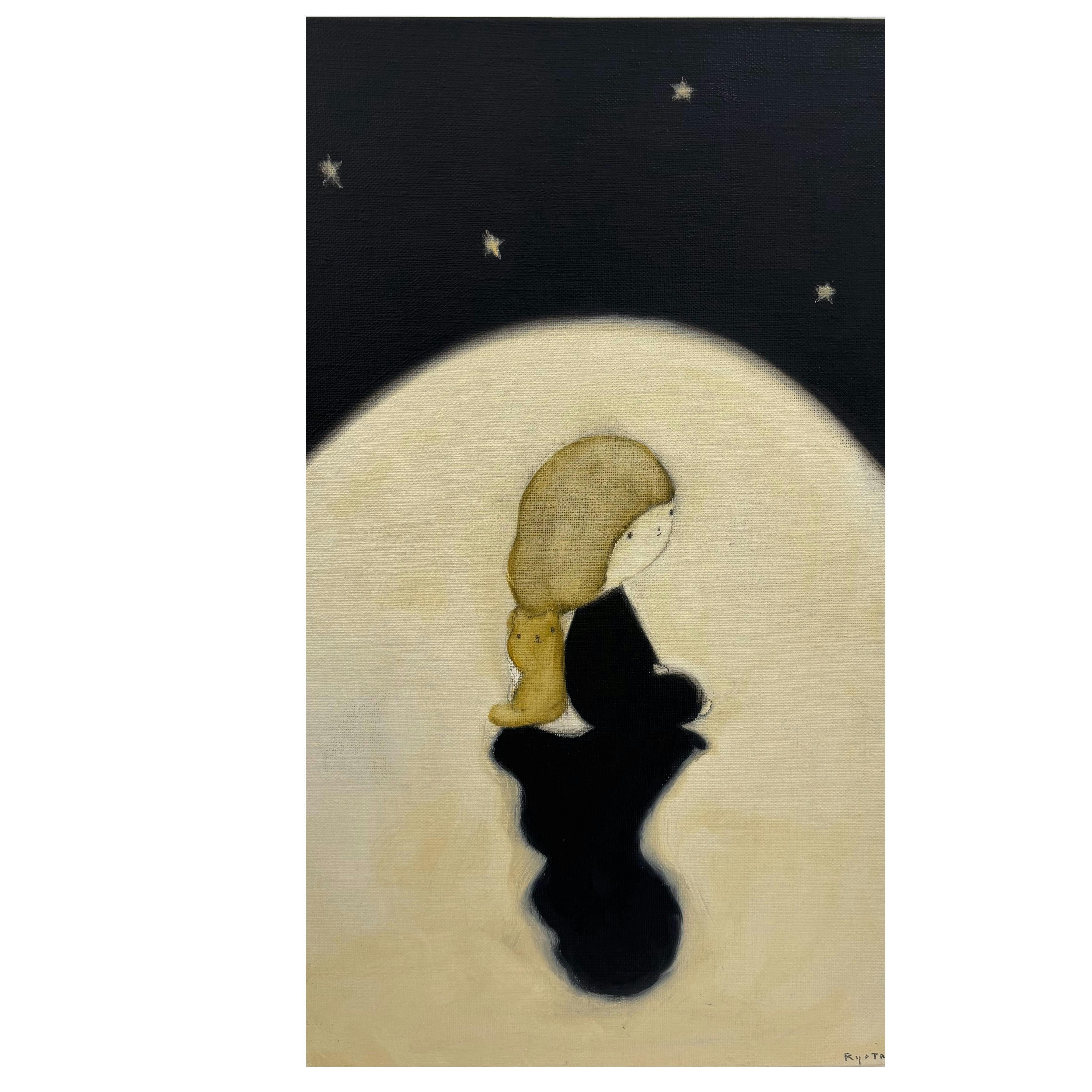 月にてらされて