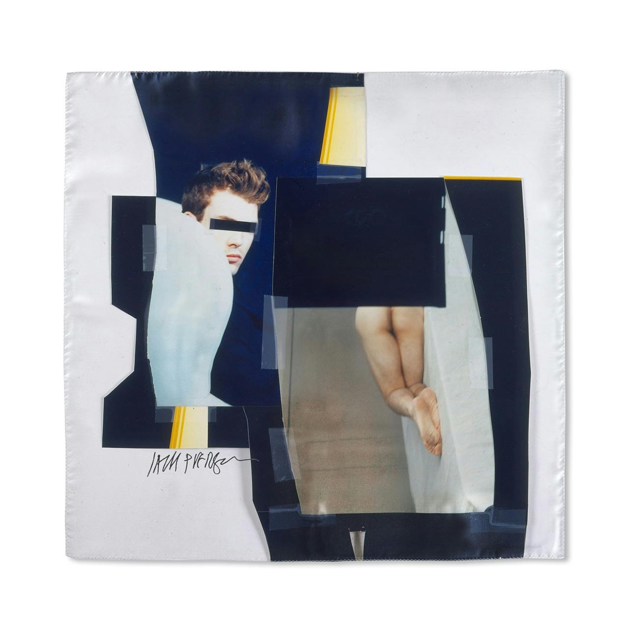 RSP 1ST “SCARVES COLLECTION” UNTITLED, 1998. PHOTOGRAPHIC COLLAGE PINNED TO WALL, 101.6 X 66 CM. [RARE]