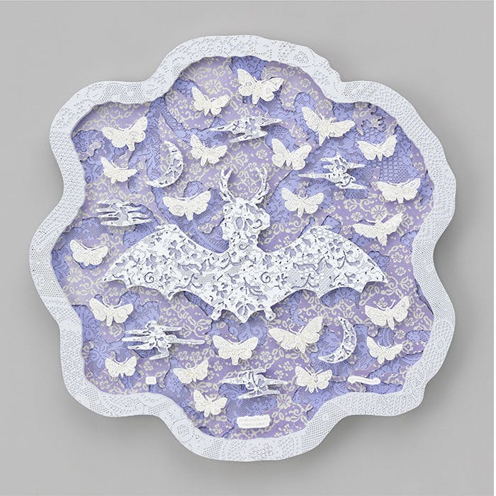 purple papillon-04 -chimera relief -