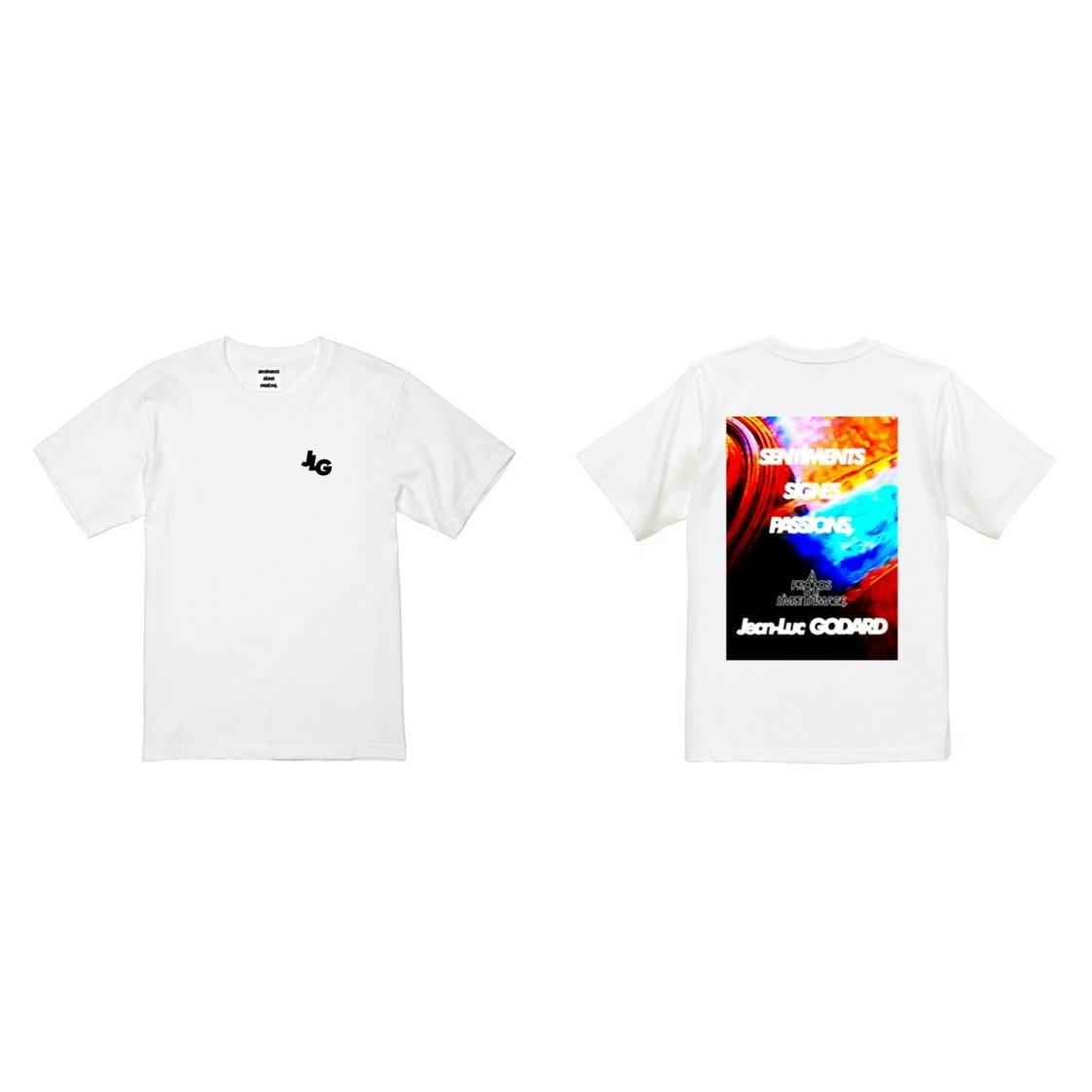 ゴダール展公式グッズT-SHIRT A White M