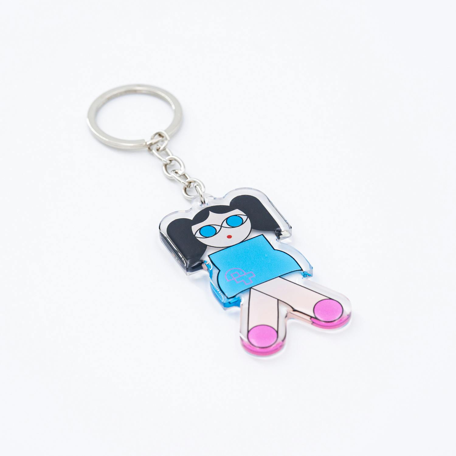 Key Ring　GIRL_blue