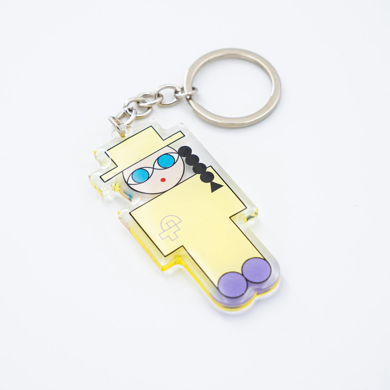 Key Ring　GIRL_yellow