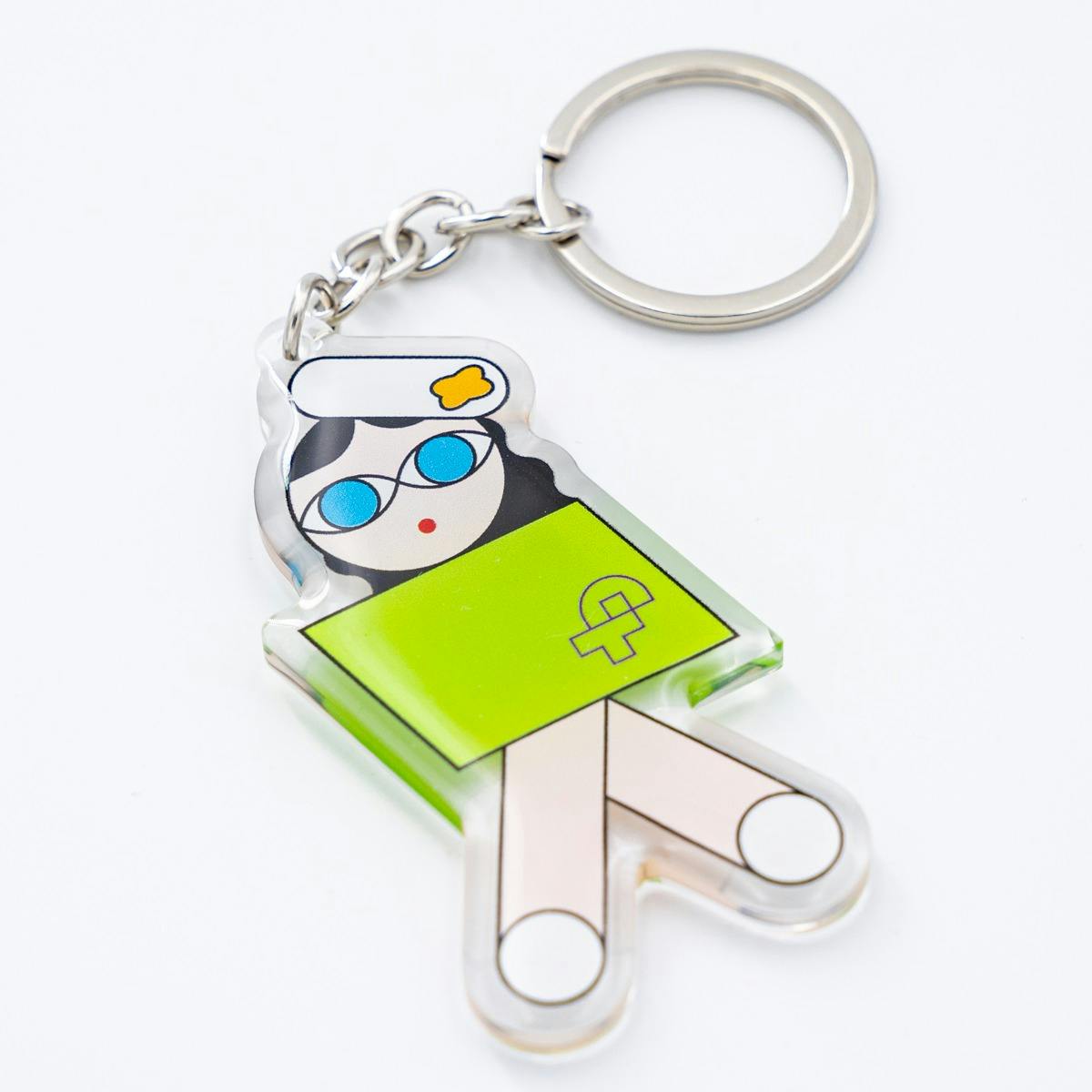 瓜生太郎　Taro Uryu　Key Ring　GIRL_green