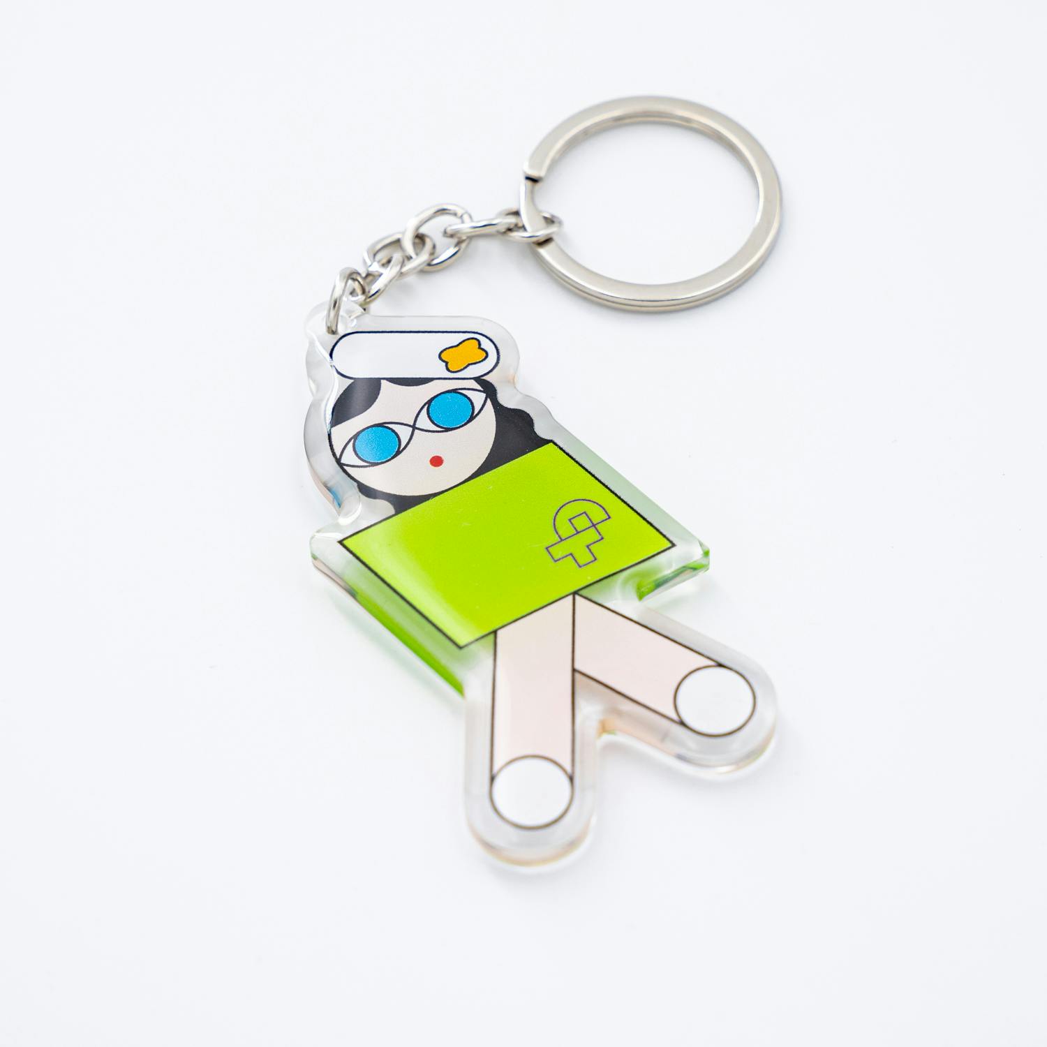 Key Ring　GIRL_green
