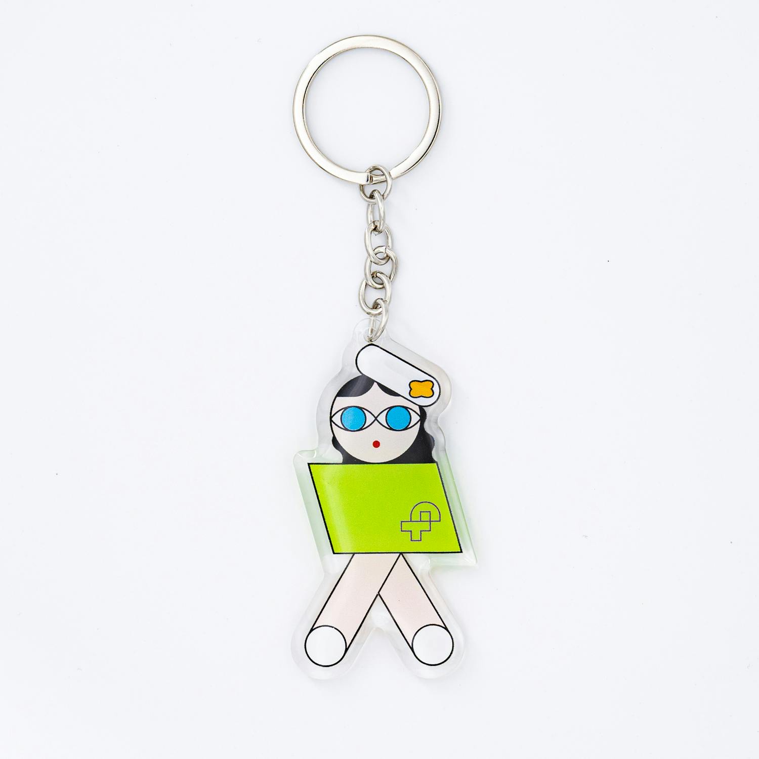 Key Ring　GIRL_green