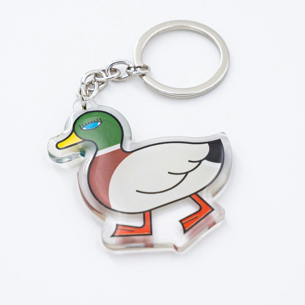 瓜生太郎　Taro Uryu　Key Ring　Wild Duck_B