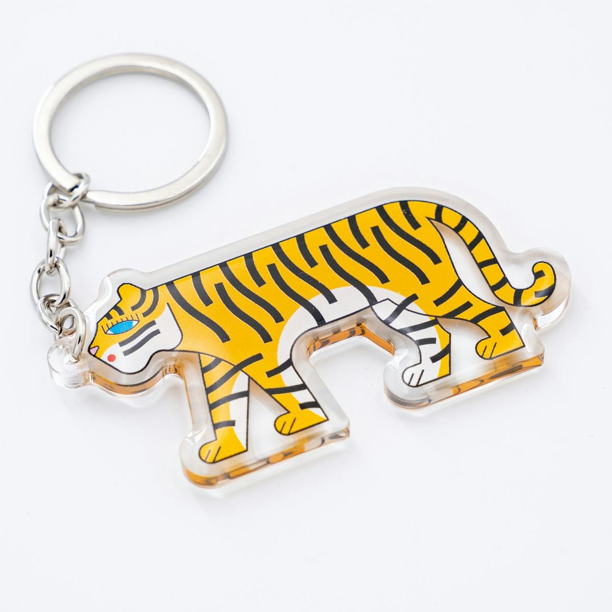 瓜生太郎　Taro Uryu　Key Ring　Tiger_B