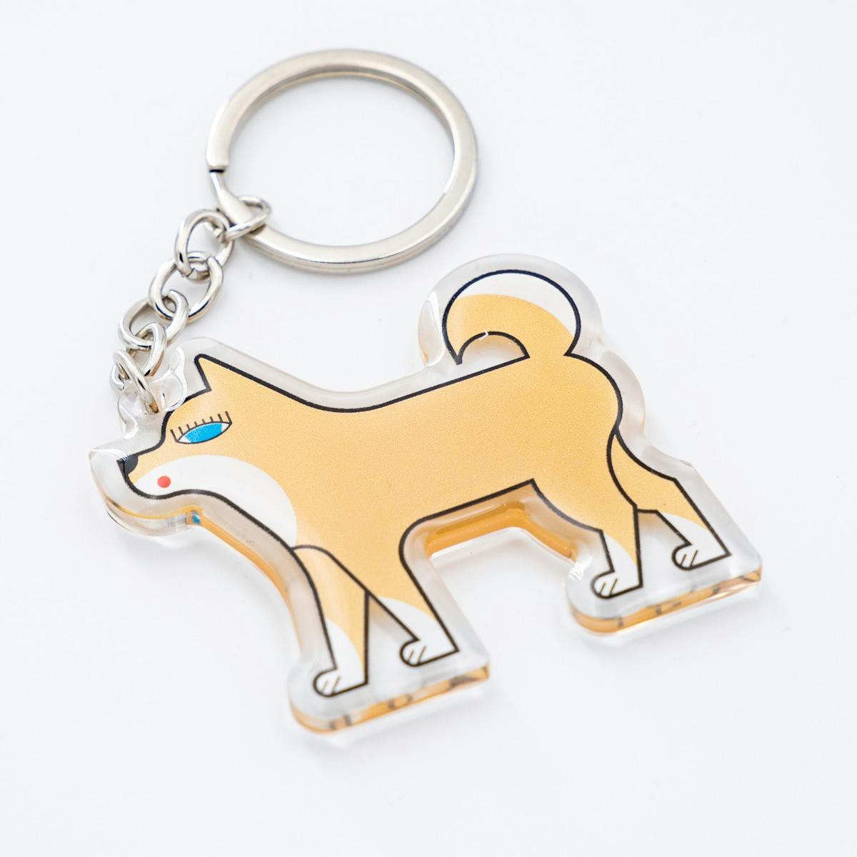 瓜生太郎　Taro Uryu　Key Ring　Shiba_B