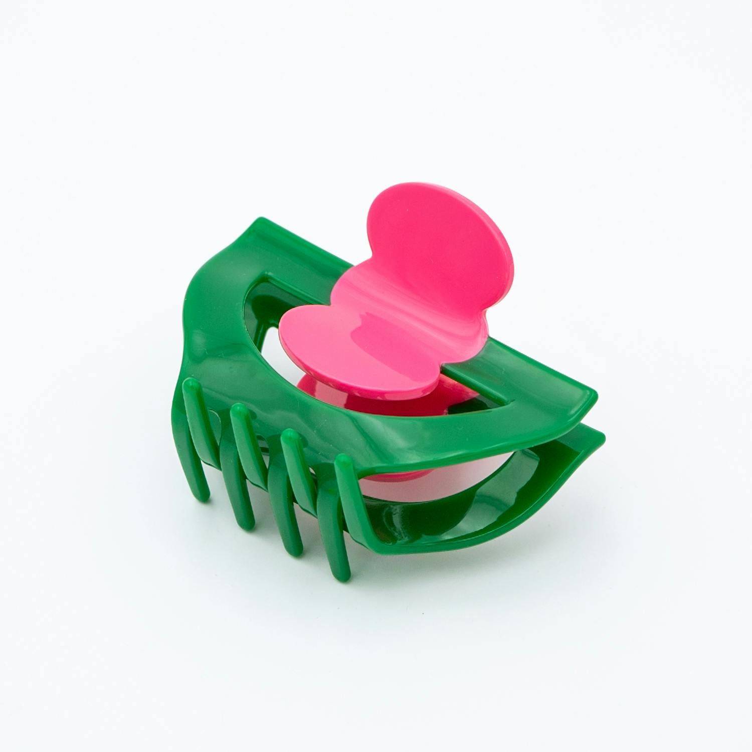 Vivid Pink & Forest Green