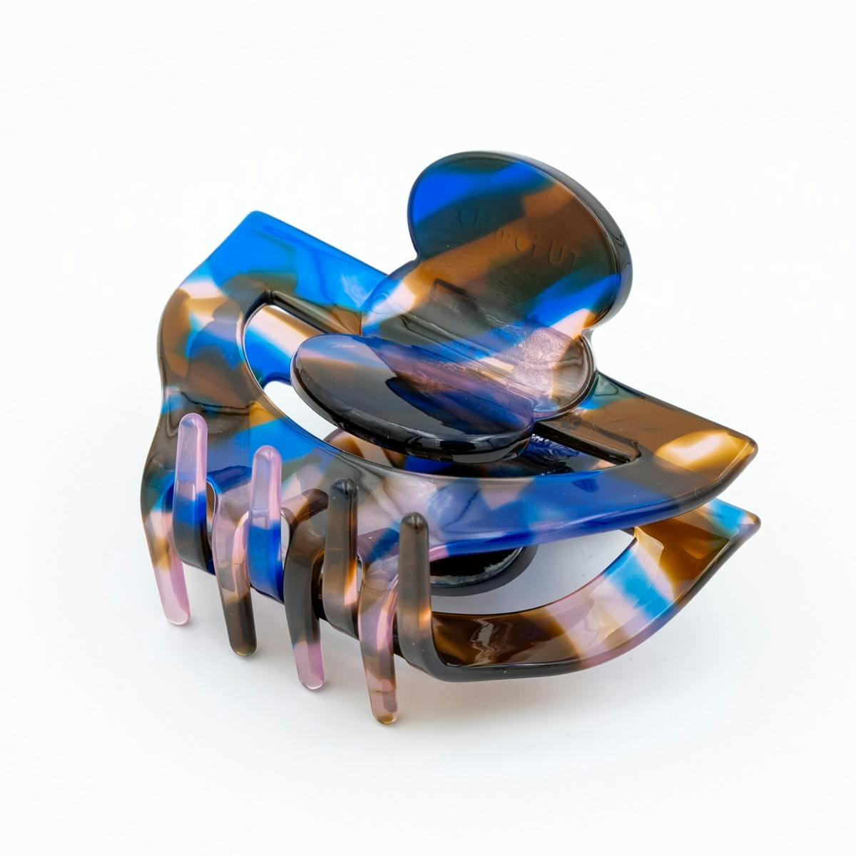 瓜生太郎　Taro Uryu　Hair Claw M size　Sunset Blue