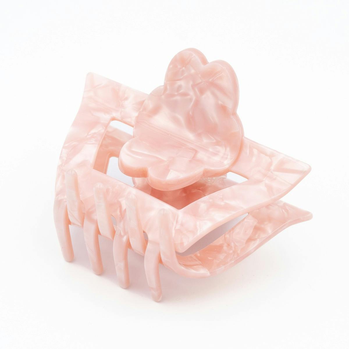 瓜生太郎　Taro Uryu　Hair Claw M size　Mist Pink