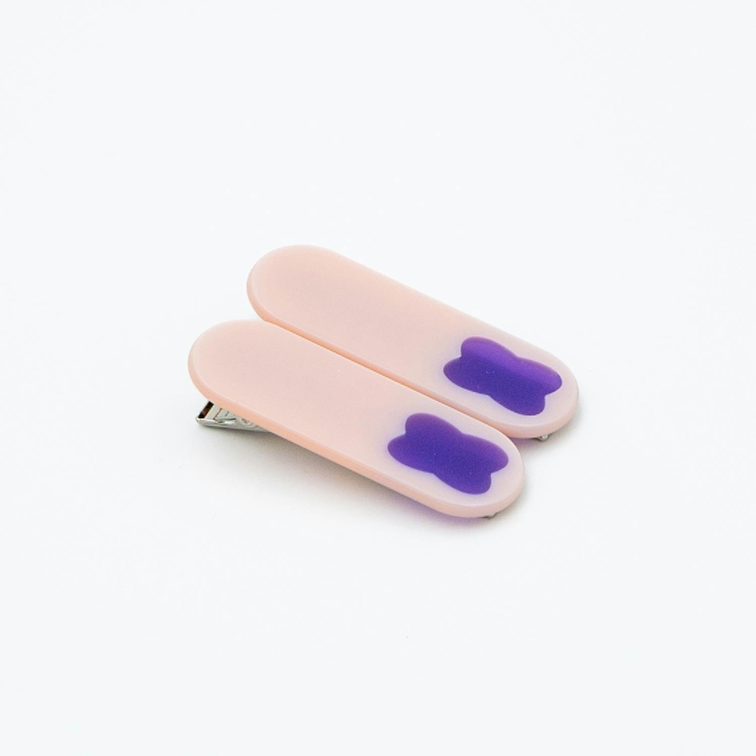 Violet & Peach Beige