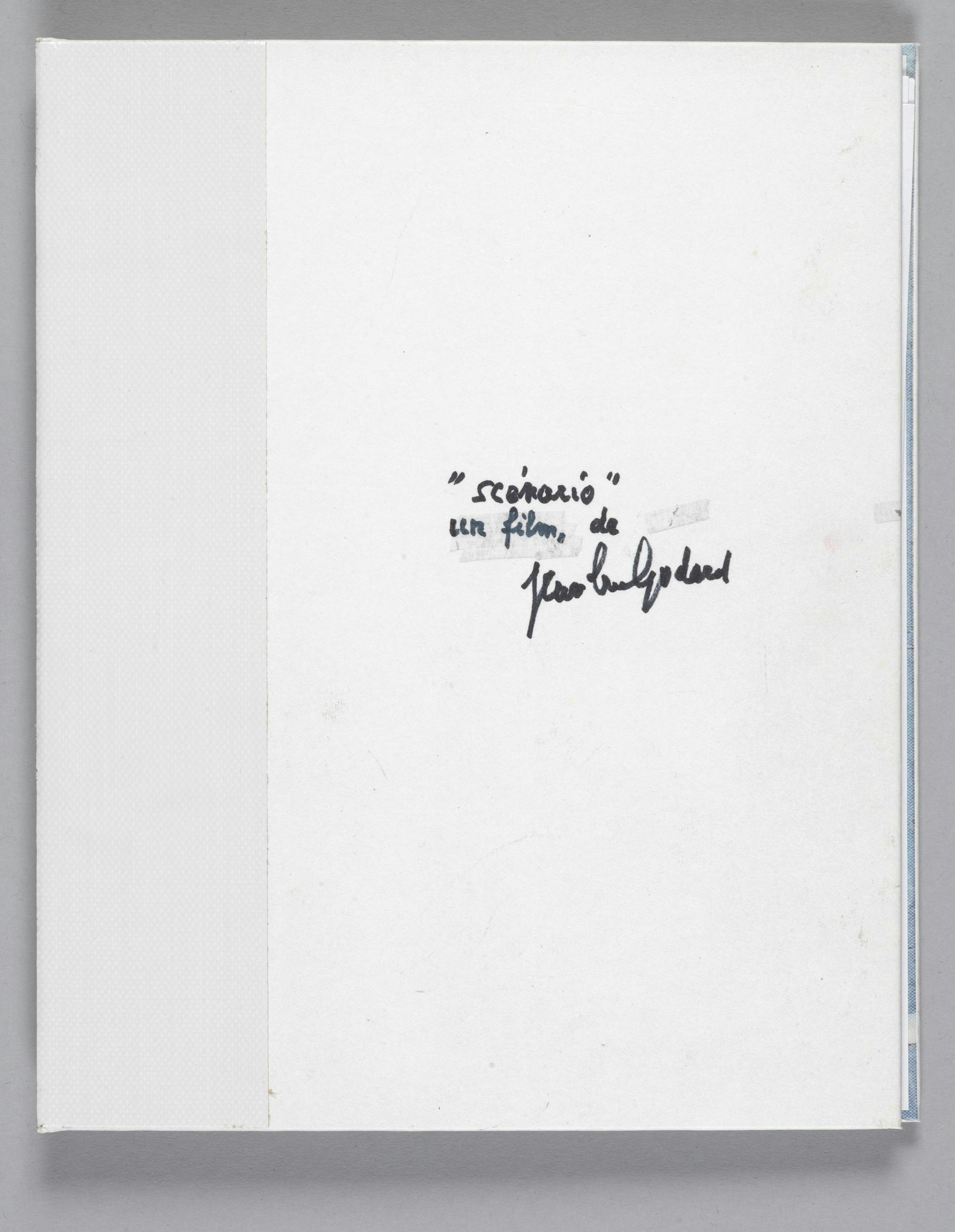 『Scénarios』制作ノートレプリカBOOKセット